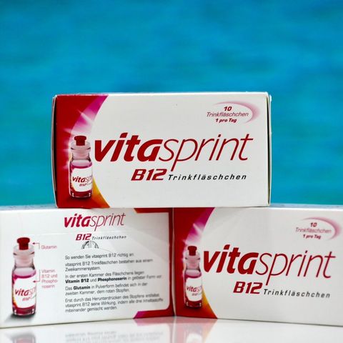 VITASPRINT B12 - Hộp 10 Lọ Vitamin B12 Nhập Khẩu Đức, Hỗ Trợ Sức Khỏe Tăng Cường Tinh Thần và Năng Lượng