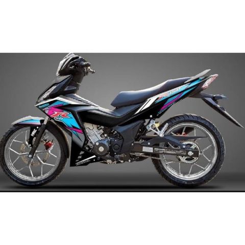 Tem Dán Nghệ Thuật Winner V1 R150 Đen Nhiều Màu - Chống Nước, Bền Bỉ, Dán Trang Trí Độc Lạ Chất Lượng Cao