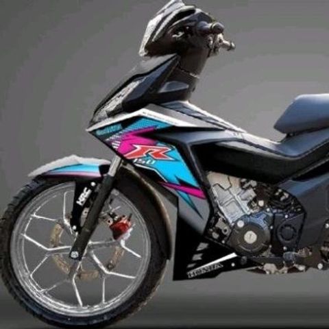 Tem Dán Nghệ Thuật Winner V1 R150 Đen Nhiều Màu - Chống Nước, Bền Bỉ, Dán Trang Trí Độc Lạ Chất Lượng Cao