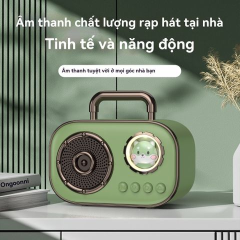 Loa Mini Bluetooth DZ006 Không Dây Di Động Nghe Nhạc Ngoài Trời - Thiết Kế Dễ Thương, Pin Dài, Âm Thanh Chất Lượng HIFI