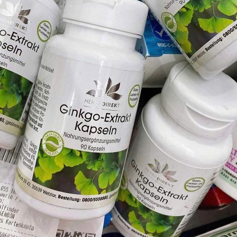 Bổ não thuần chay Herba Direkt Ginkgo-Extrakt 100mg Đức 90 viên