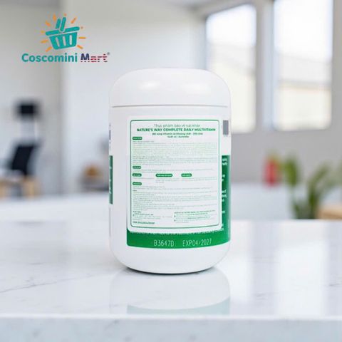 Viên Uống Vitamin Tổng Hợp Nature’s Way Complete Daily Multivitamin Úc - Hỗ Trợ Sức Khỏe và Miễn Dịch (Hộp 200 Viên)