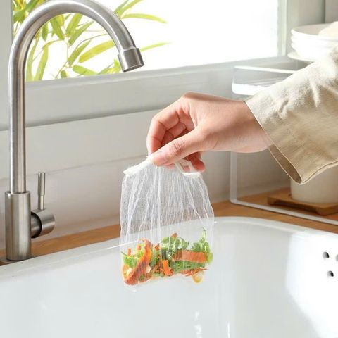 Combo 300 Túi Lưới Lọc Rác Bồn Rửa Chén An Toàn, Tiện Dụng - Giải Pháp Ngăn Tắc Nghẽn và Mùi Hôi Hiệu Quả cho Bếp Hàng Ngày