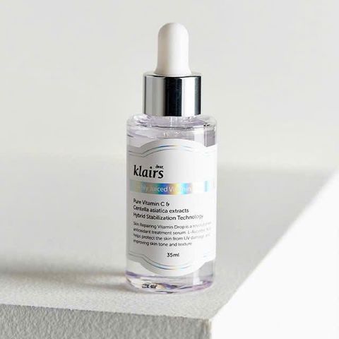 Serum Klairs Vitamin C Freshly Juiced Vitamin Drop 35ml - Dưỡng Sáng, Mờ Thâm Nám Cho Da Nhạy Cảm, Phục Hồi Và Trẻ Hóa Da