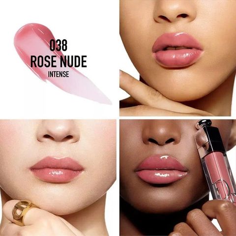 Son Dưỡng Môi Dior Addict Lipstick Maximizer 038 Rose Nude 6ml - Son Hồng Nude Mềm Mại và Quyến Rũ, Dưỡng Ẩm Tối Ưu