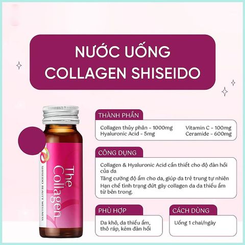 Nước Uống Collagen Shiseido Luxerich 50ml - Giải Pháp Làm Đẹp Da Từ Nhật Bản, Duy Trì Tuổi Thanh Xuân, Tươi Sáng Cho Phái Đẹp