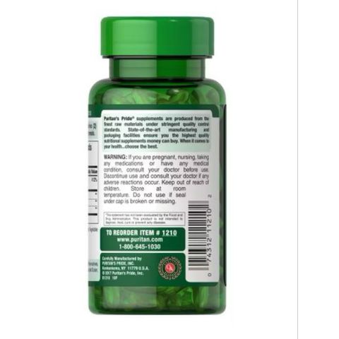 Viên Uống KLB6 Puritan's Pride - Bổ Sung Vitamin B6 Hỗ Trợ Tuyến Giáp và Kiểm Soát Chất Béo, Chuyển Hóa Protein, Giảm Cân