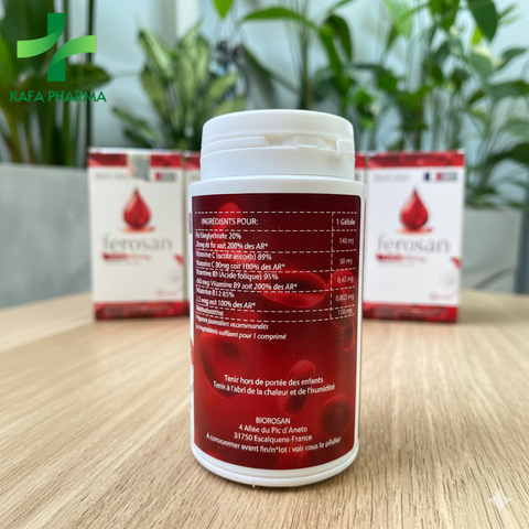 Viên Uống FEROSAN Bổ Sung Sắt, Axit Folic & Vitamin C - Cải Thiện Sức Khỏe, Hỗ Trợ Tăng Cường Máu (30 Viên)