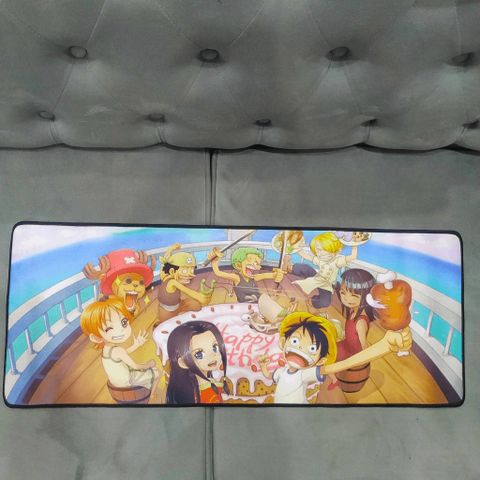 Miếng Lót Chuột Cao Su Chống Nước One Piece 39 - Pad Chuột Cỡ Lớn 80x30cm Dày 3mm, Siêu Bền và Chống Trơn Trượt