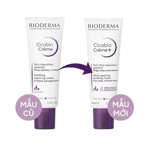 Kem Dưỡng Bioderma Cicabio Crème+ 100ml - Phục Hồi Da Tổn Thương, Làm Dịu Nhanh, Dành Cho Da Nhạy Cảm, An Toàn, Không Paraben