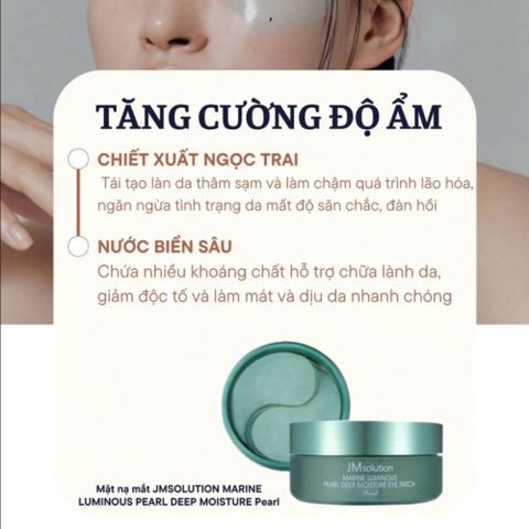 Mặt Nạ Mắt JMsolution Eye Patch 60 Miếng – Dưỡng Ẩm, Giảm Quầng Thâm, Mờ Nếp Nhăn, Hydrogel Chăm Sóc Da Mắt Hàn Quốc