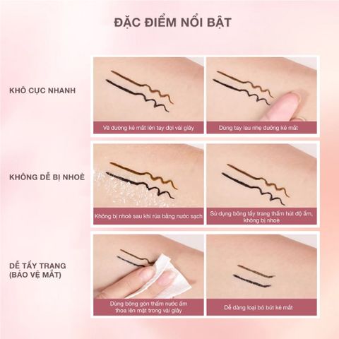 Bút Kẻ Mắt Nội Địa Trung Gogo Tales – Chính Hãng, Lâu Trôi, Giá Học Sinh, Dễ Sử Dụng