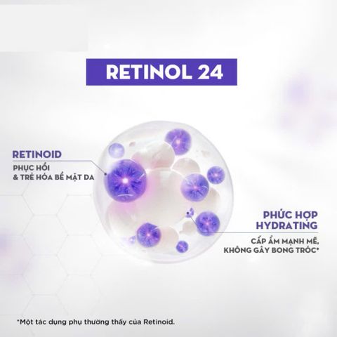 Kem Dưỡng Ẩm OLAY Retinol 24 Ban Đêm 50g - Giúp Mờ Nếp Nhăn và Căng Da, Công Nghệ Bioavailable Chuyên Sâu, Chăm Sóc Da Tươi Trẻ