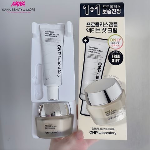 Set Kem Dưỡng Ẩm Tái Tạo Da CNP Propolis 50ml - Chống Oxy Hóa, Phục Hồi Da Nhạy Cảm, Dưỡng Sáng Mịn, Chất Lượng Cao