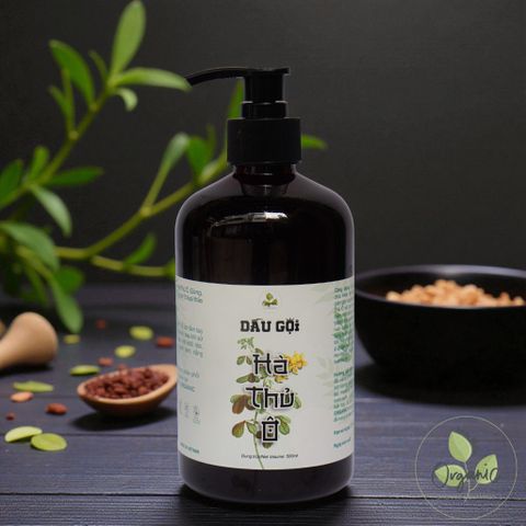 Dầu Gội Thảo Dược Hà Thủ Ô Lam Mộc | Organic Shampoo Không Silicone & Paraben, Kích Thích Mọc Tóc, Giảm Rụng & Dưỡng Mượt Tóc