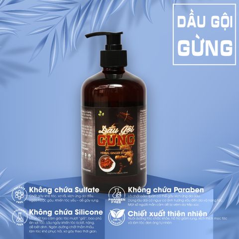 Combo Dầu Gội Gừng & Dầu Xả Sữa Dừa Lam Mộc – Chăm Sóc Tóc Hư Tổn, Giảm Rụng, Kích Mọc Tóc Khỏe Mạnh, An Toàn Cho Da Đầu Nhạy Cảm