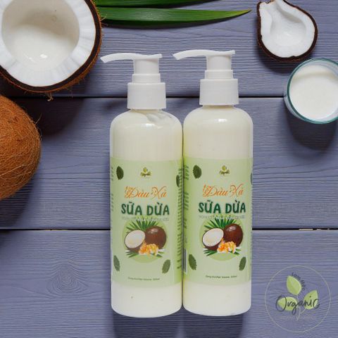 Combo Dầu Gội Gừng & Dầu Xả Sữa Dừa Lam Mộc – Chăm Sóc Tóc Hư Tổn, Giảm Rụng, Kích Mọc Tóc Khỏe Mạnh, An Toàn Cho Da Đầu Nhạy Cảm