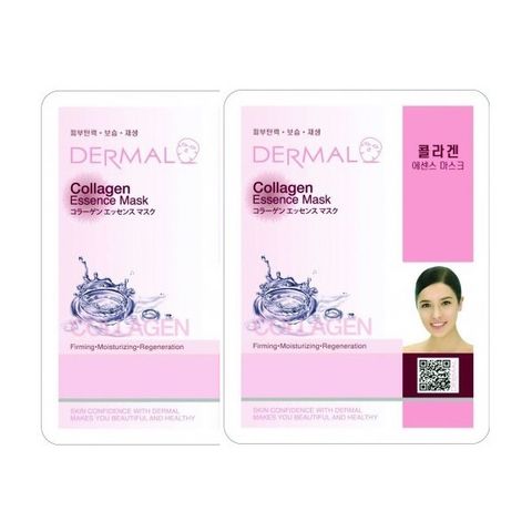 Mặt Nạ Dưỡng Da Collagen Dermal - 10 Miếng, Làm Trẻ Hóa Da, Cấp Ẩm, Phục Hồi Sắc Da, Phù Hợp Mọi Loại Da