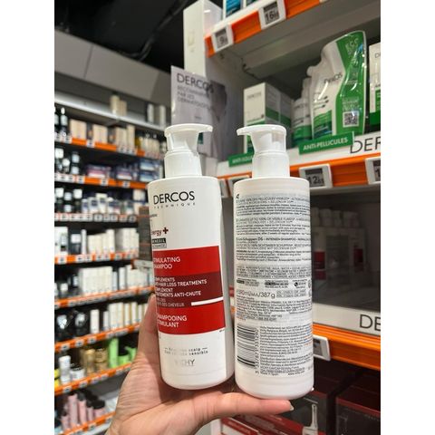 Dầu Gội VICHY Dercos 400ml - Giải Pháp Chống Rụng Tóc, Nuôi Dưỡng Tóc Khỏe Mạnh, Thích Hợp Cho Tóc Thưa, Yếu, Khô Xơ