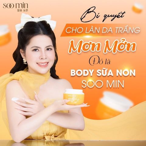 Kem Body Trắng Da SOO MIN Hàn Quốc 250g - Chống Nắng, Phục hồi, Dưỡng Trắng Nhanh, Làn Da Mịn Màng, An Toàn Cho Mọi Loại Da