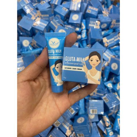 Kem Thâm Nách Gluta Milk - Mùi Hôi, Tặng Bột Tẩy Tế Bào Chết Cao Cấp - Cho Mẹ Bầu & Sau Sinh