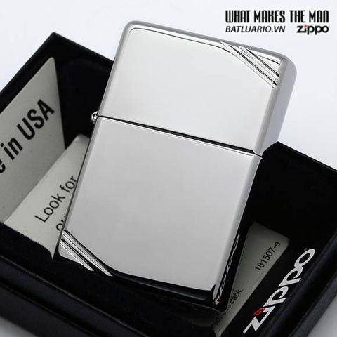 Bật Lửa Zippo 260 Vintage - Bật Lửa Chất Lượng Cao Bóng Crôm, Quà Tặng Lý Tưởng Cho Fan Zippo