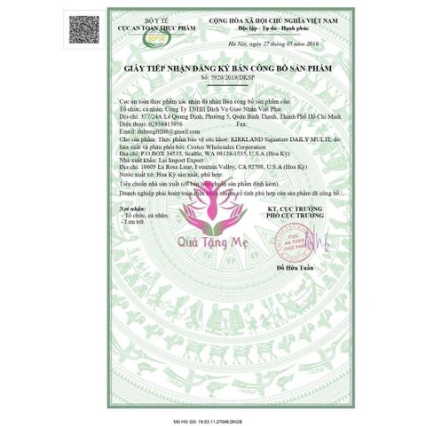 Viên Uống KIRKLAND DAILY MULTI 500 Viên - Vitamin Tổng Hợp Chính Hãng, Bổ Sung Khoáng Chất Tốt Cho Sức Khỏe