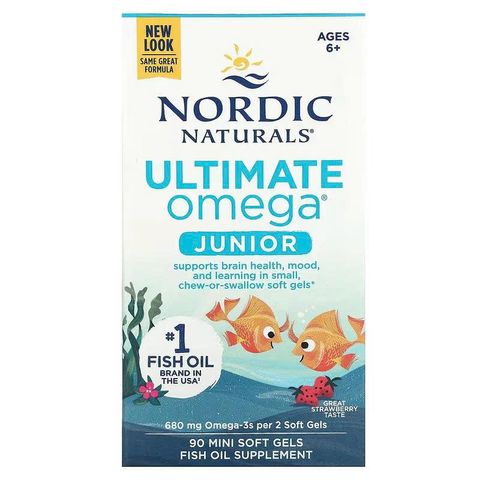 Viên Uống Bổ Sung Omega-3 Nordic Naturals Ultimate Omega Junior 680mg - Phát Triển Trí Não Cho Trẻ Em, 90 Viên Mỹ