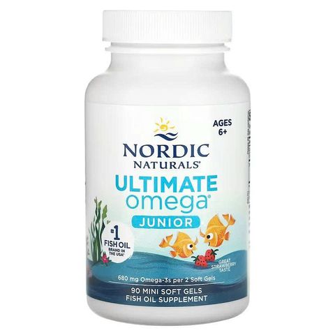 Viên Uống Bổ Sung Omega-3 Nordic Naturals Ultimate Omega Junior 680mg - Phát Triển Trí Não Cho Trẻ Em, 90 Viên Mỹ