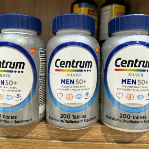 Vitamin Centrum Silver Men 50+ - Vitamin tổng hợp 275 viên cho nam giới 50+, tăng cường sức khỏe và miễn dịch, cải thiện năng lượng