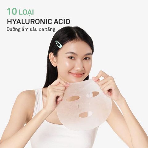 Mặt Nạ Dưỡng Ẩm Da Candid Hyaluronic B5 Water Gel Mask - Hộp 10 Miếng, Cung Cấp Độ Ẩm Sâu, Cải Thiện Độ Đàn Hồi, Phục Hồi Da Khô, Nhạy Cảm