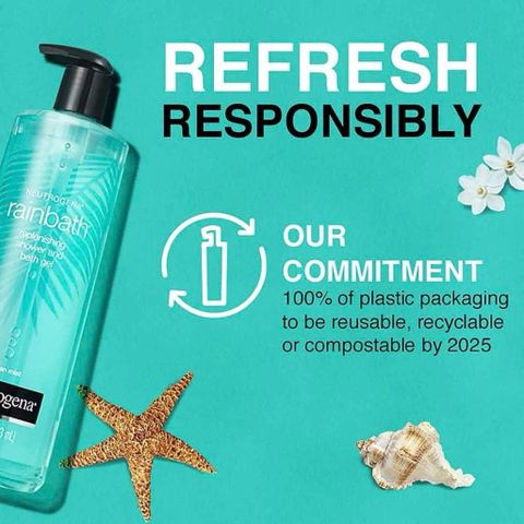 Sữa Tắm Neutrogena Rainbath 1182ml - Hương Biển Nhiệt Đới - Làm Sạch và Cân Bằng Độ Ẩm Da, Xuất Xứ Mỹ