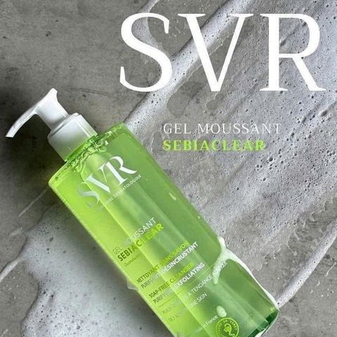 (Chính hãng) Sữa Rửa Mặt SVR Sebiaclear 400ml - Làm Sạch Dầu, Ngăn Ngừa Mụn Cho Da Dầu, Da Nhạy Cảm - Mỹ Phẩm Chăm Sóc Da Pháp nhập khẩu