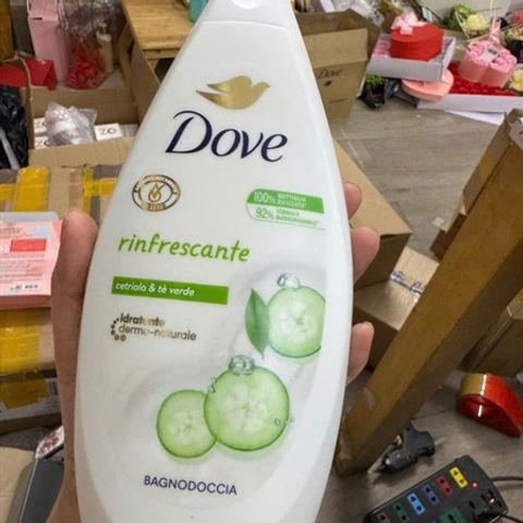Sữa Tắm Dove Refreshing Dưa Leo & Trà Xanh 450ml - Giúp Làm Sạch, Cung Cấp Độ Ẩm, Mát Da Cho Mọi Loại Da