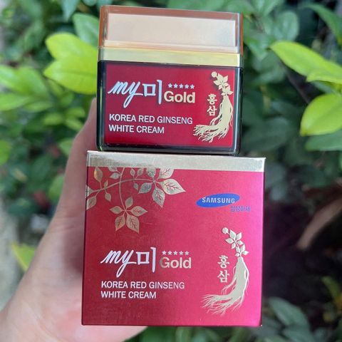 Kem Sâm My Gold Hộp Đỏ 50ml - Kem Dưỡng Trắng Da, Mờ Thâm Nám Từ Nhân Sâm Hàn Quốc, Làm Sáng Da Tự Nhiên