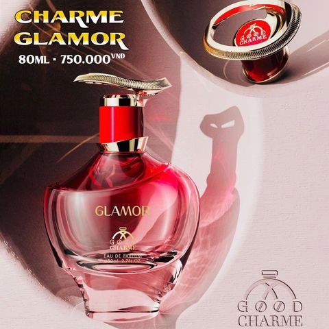 Nước Hoa Nữ Charme Glamor 80ml - Hương Ngọt Ngào Quyến Rũ từ Hoa Cỏ và Trái Cây - Tặng Phụ Nữ Yêu Thích Thông Điệp Nữ Tính