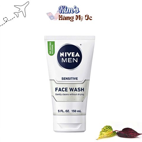 Sữa Rửa Mặt Nivea Men Dành Cho Da Nhạy Cảm 100ml - Giảm Kích Ứng, Làm Sạch Dịu Nhẹ, Dưỡng Ẩm Cho Nam