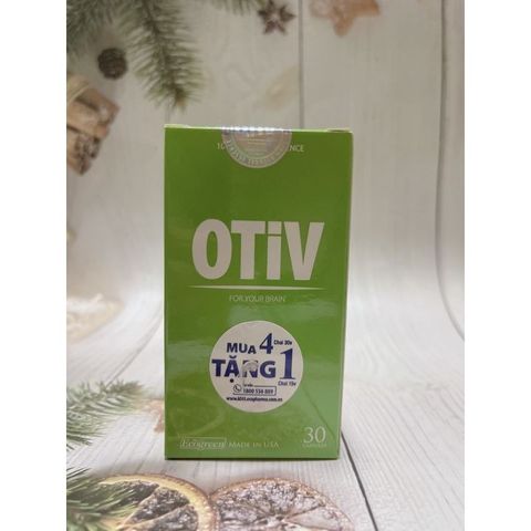 Viên uống bổ não OTiV Ecogreen - Cải thiện tình trạng thiếu máu não, tăng cường trí nhớ, hỗ trợ giấc ngủ và giảm đau nửa đầu (30 viên)