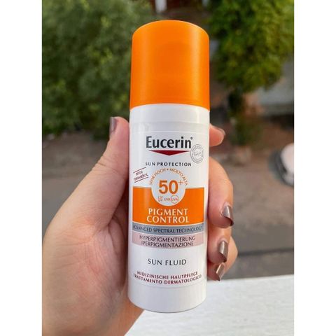 Kem Chống Nắng Eucerin Sun Pigment Control SPF50+ 50ml - Ngăn Ngừa Sạm Nám, Giảm Đốm Nâu, Bảo Vệ Da Toàn Diện