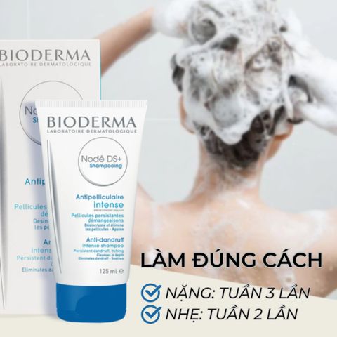 Dầu Gội Bioderma Nodé DS+ 125ml - Giải Pháp Hiệu Quả Cho Da Đầu Gàu Nấm, Ngứa, Phù Hợp Da Nhạy Cảm