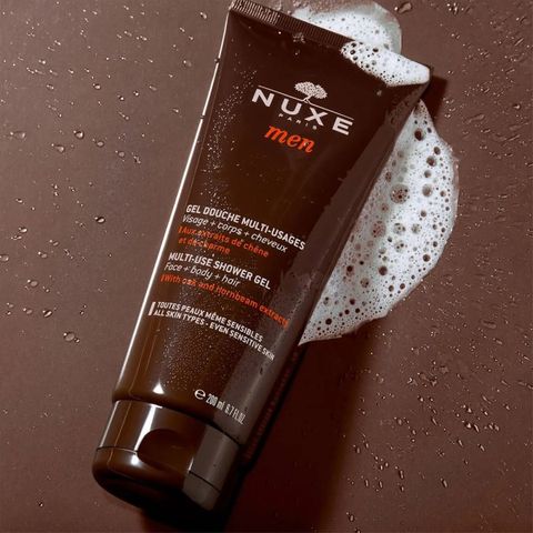 Sữa Tắm Gội Đa Năng NUXE Men 200ml - Gel Tắm Gội 3 Trong 1 Cho Da Sạch, Tóc Mượt, Hương Nam Tính Quyến Rũ
