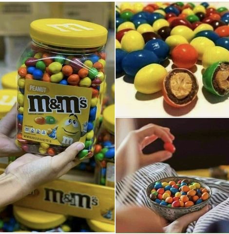 Kẹo Socola Nhân Đậu Phộng M&M’s 1757g - Hương Vị Ngọt Ngào Thích Hợp Làm Quà Tặng, Snack Party, Món Ngọt Tuyệt Vời