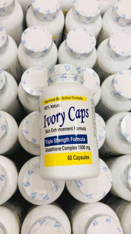 ivory caps glutathione shopee Nhập khẩu) Viên uống trắng da Ivory Caps Glutathione 60 viên