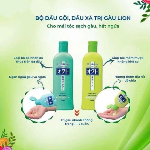 Dầu gội Lion Nhật Bản Giảm Gàu Tối Ưu - Chăm Sóc Tóc Mềm Mượt, Khỏe Mạnh, Dành Cho Da Đầu Nhạy Cảm