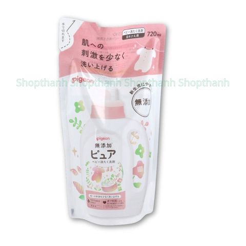 Nước Giặt Quần Áo Cho Bé Pi gon Nhật Bản - An Toàn Dịu Nhẹ, Không Gây Kích Ứng, 800ml - Lựa Chọn An Tâm Cho Trẻ Sơ Sinh