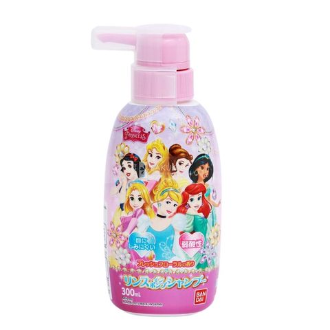 Sữa Tắm & Dầu Gội Bandai Nhật Bản Dành Cho Bé 300ml - Hương Dịu Nhẹ, An Toàn, Không Cay Mắt, Pikachu, Doraemon, Disney