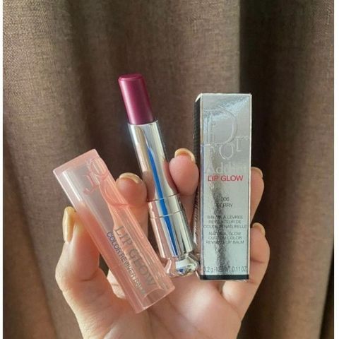 Son Dưỡng Dior Addict Lip Glow 006 Berry - Màu Hồng Tím 3.2g Chính Hãng, Giữ Ẩm và Tạo Màu Tự Nhiên cho Đôi Môi