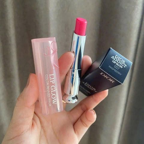 Son dưỡng Dior Addict Lip Glow 007 Hồng Baby 3.2g - Bảo vệ và làm đẹp môi, chính hãng từ thương hiệu nổi tiếng Dior