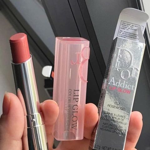Son Dưỡng Dior Addict Lip Glow 012 Rosewood 3.2g - Son Môi Dưỡng Ẩm Sang Trọng, Màu Hồng Gỗ Tự Nhiên, Chính Hãng