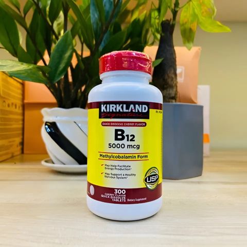 (Sales) Viên uống bổ sung Vitamin B12 5000 mcg Kirkland Chính hãng - Hỗ trợ sức khỏe, tăng cường năng lượng và chức năng thần kinh